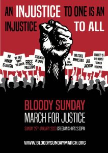 Poster for Bloody Sunday March 2023